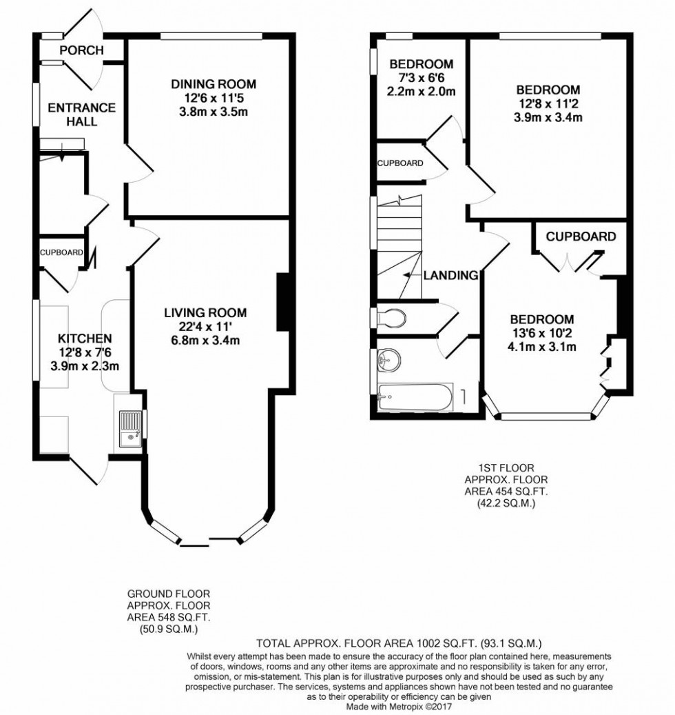 Floorplan for Lyncroft Gardens, Hounslow