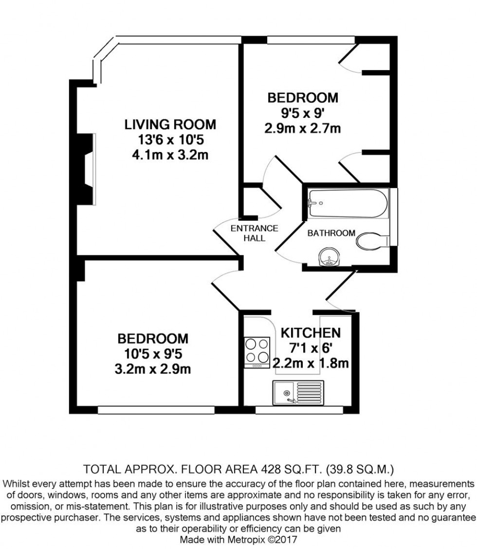 Floorplan for Redfern Avenue, Whitton, Hounslow