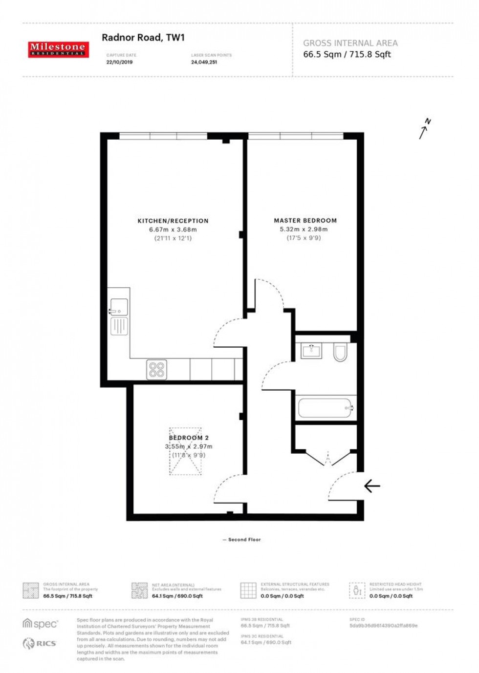 Floorplan for Radnor Road, Twickenham