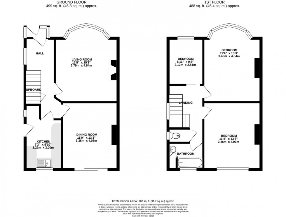 Floorplan for Park Avenue, Hounslow