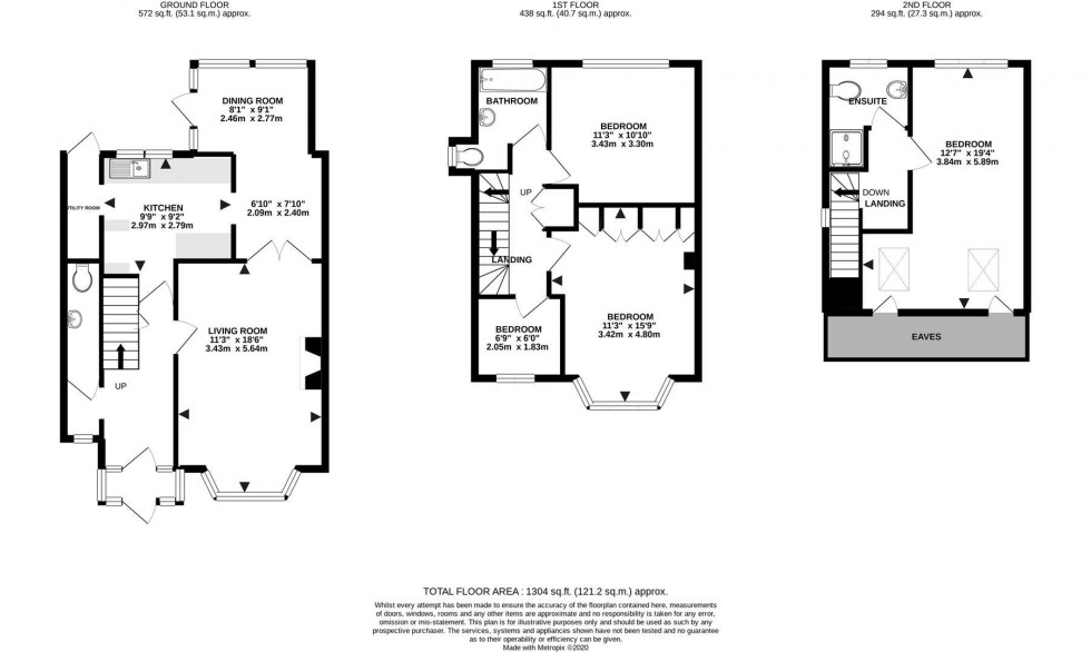 Floorplan for Beech Way, Twickenham