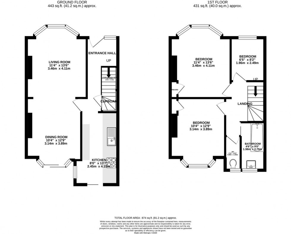 Floorplan for Southland Way, Hounslow