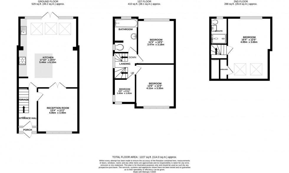 Floorplan for Rydal Gardens, Whitton, Hounslow