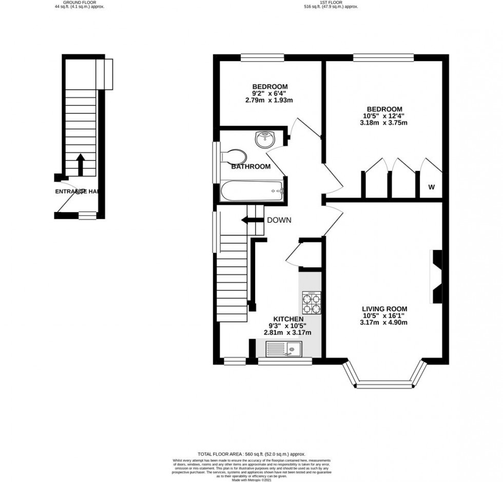 Floorplan for Warren Road, Whitton