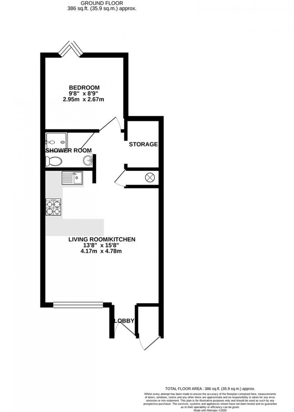 Floorplan for Weavers Close, Isleworth