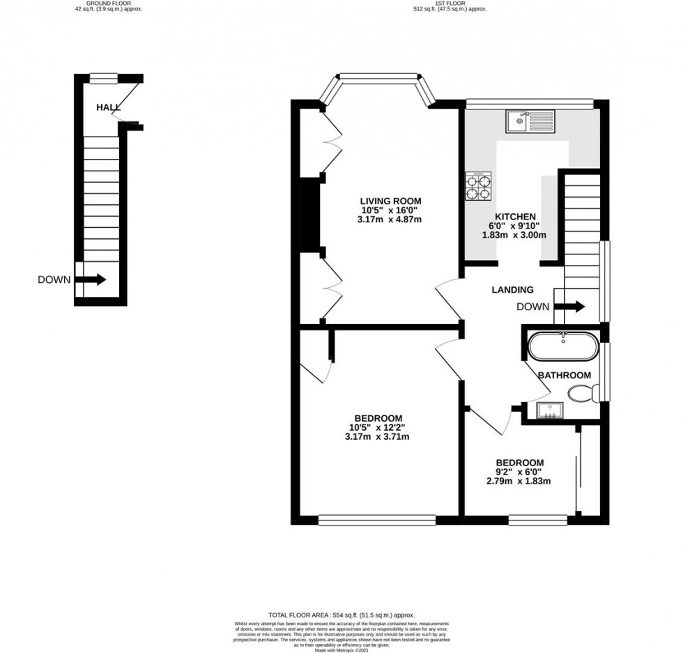 Floorplan for Kneller Road, Whitton