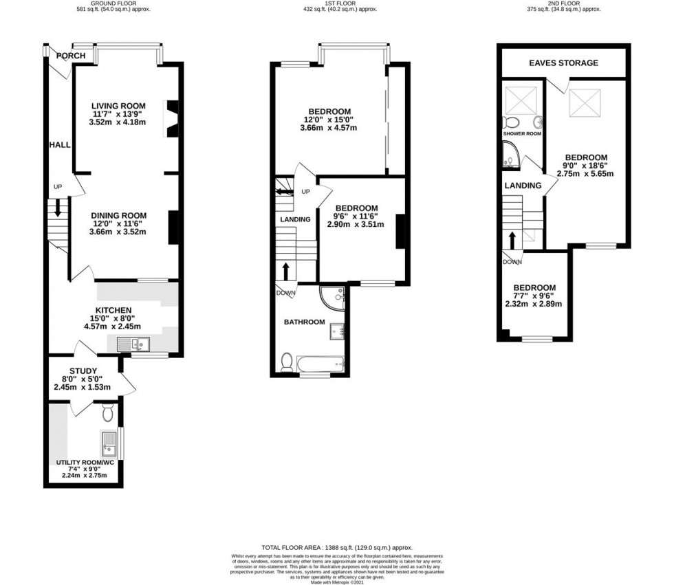 Floorplan for Park Road, Hounslow