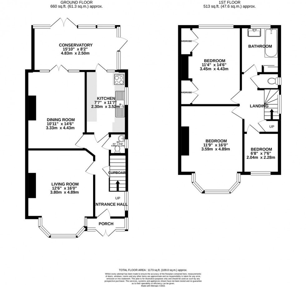 Floorplan for Park Road, Hounslow