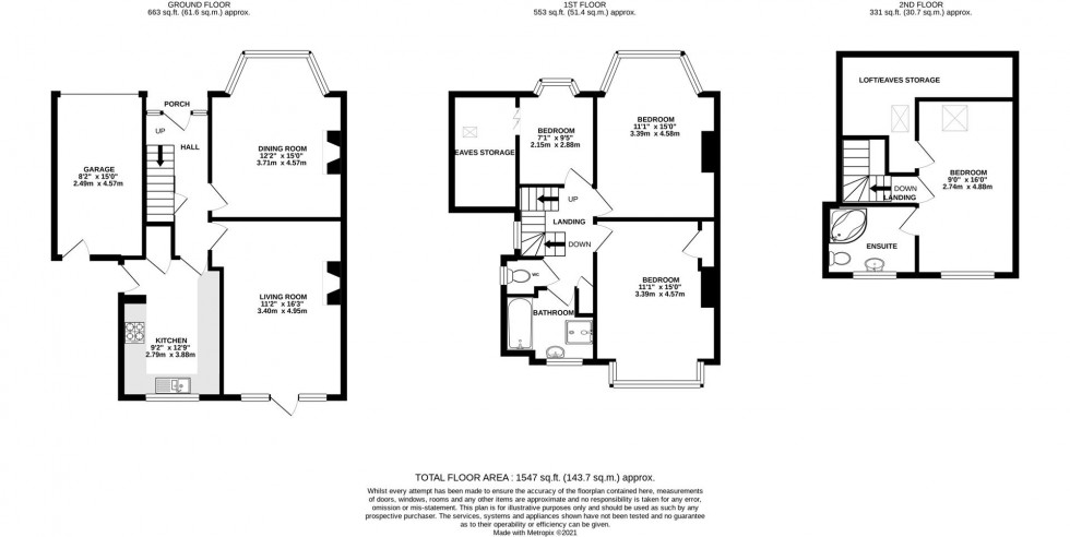 Floorplan for Strathearn Avenue, Whitton