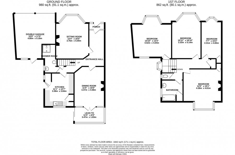 Floorplan for Strathearn Avenue, Twickenham