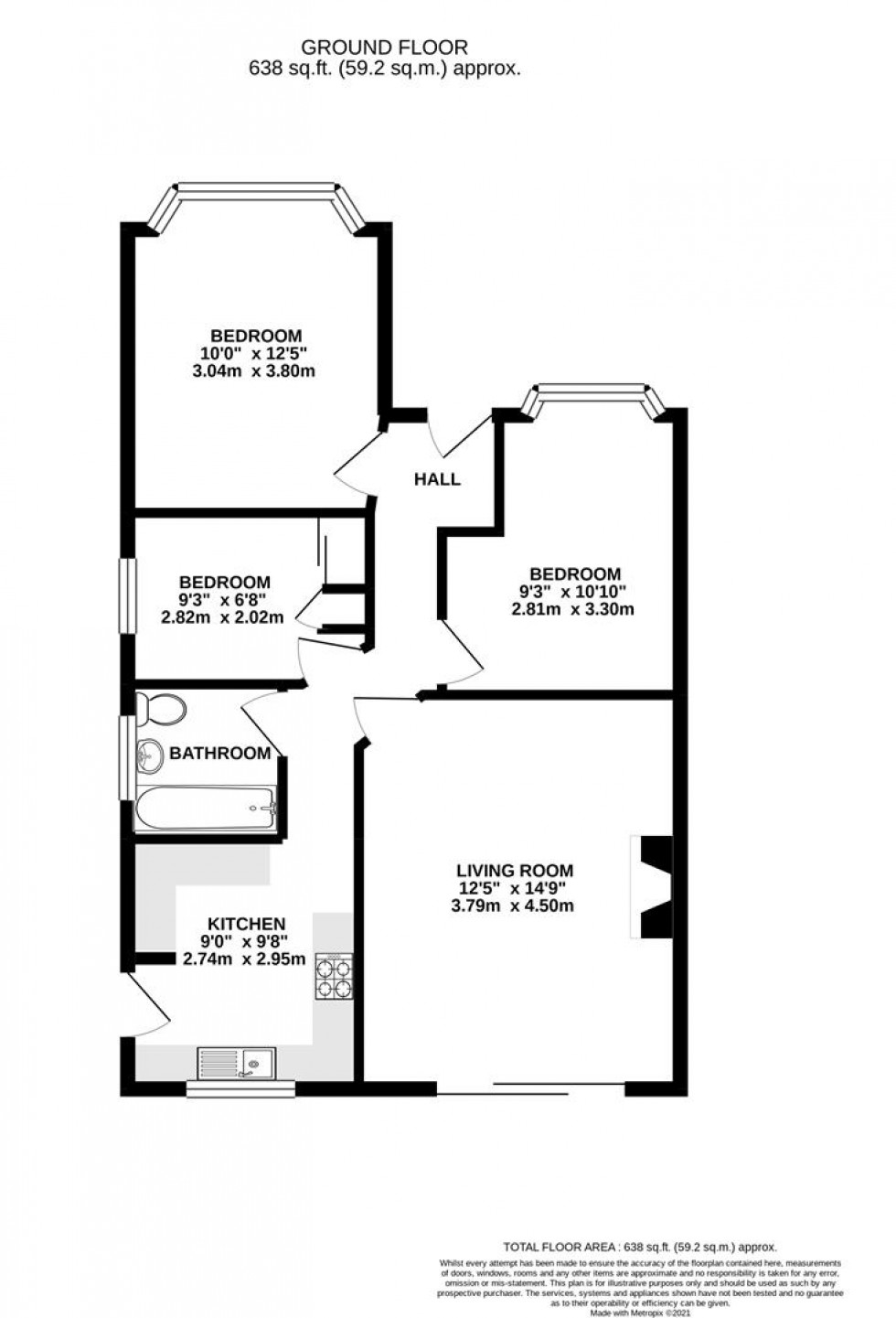 Floorplan for The Ridge, Whitton