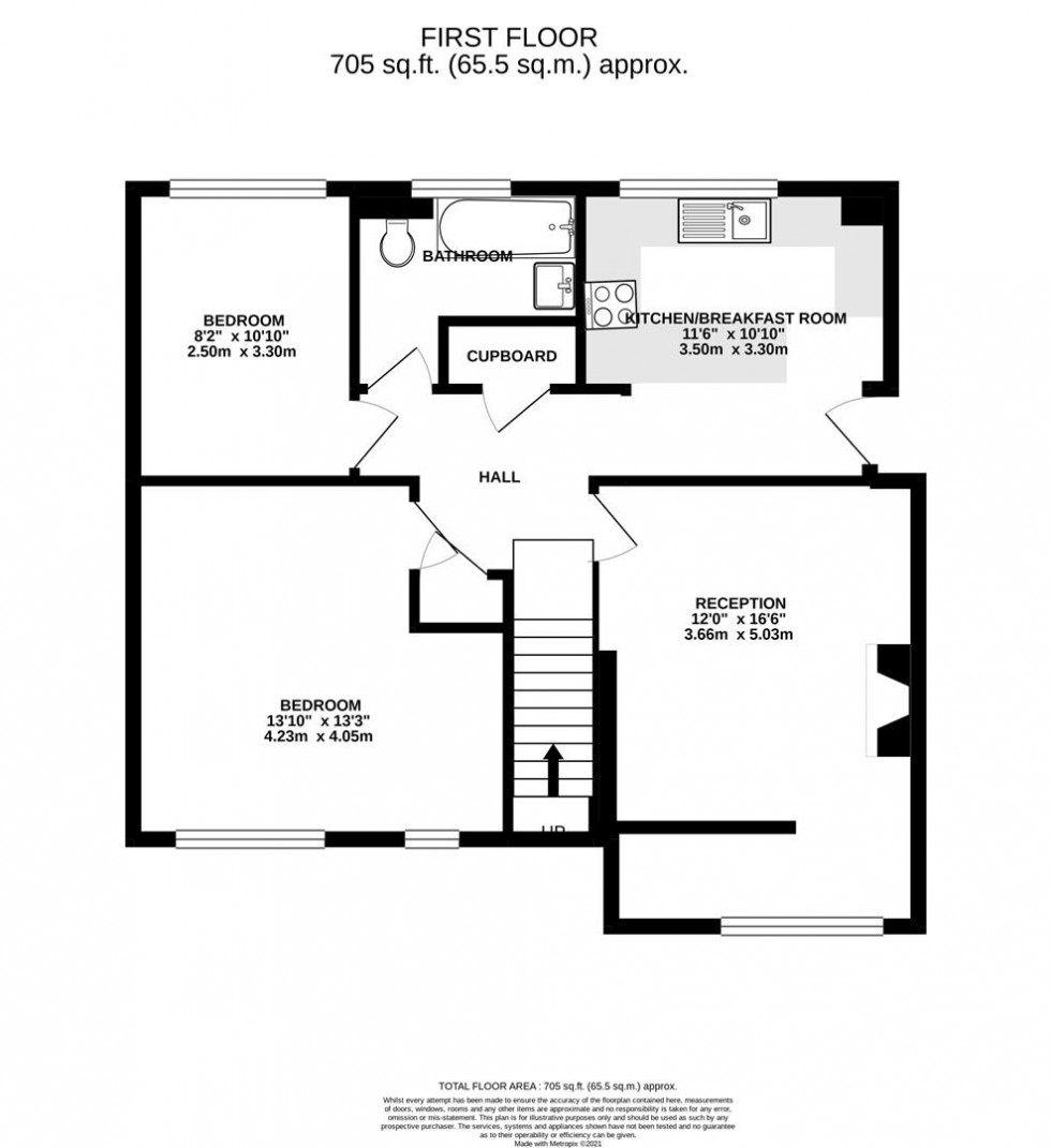 Floorplan for Whitton Dene, Isleworth