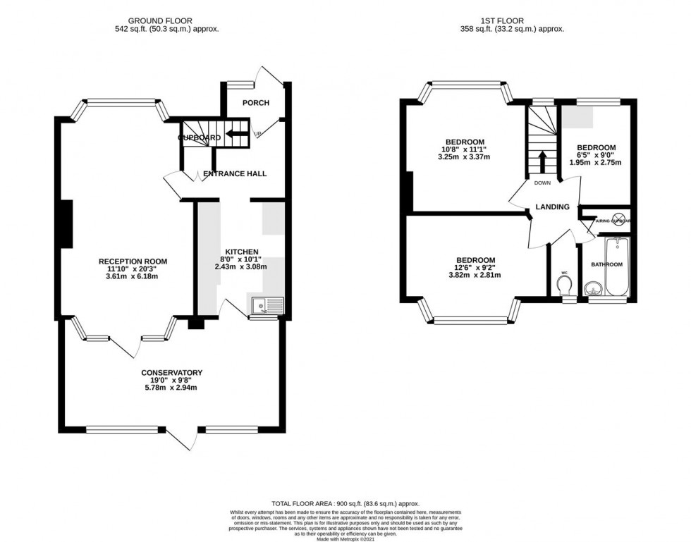 Floorplan for Warren Road, Whitton