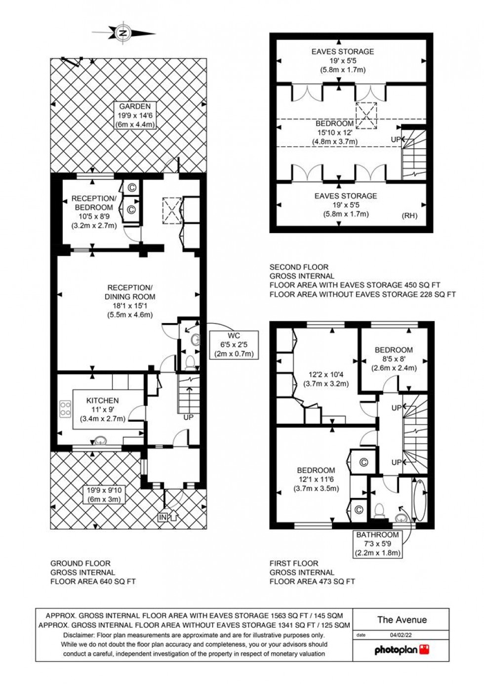 Floorplan for The Avenue, Cranford, Hounslow