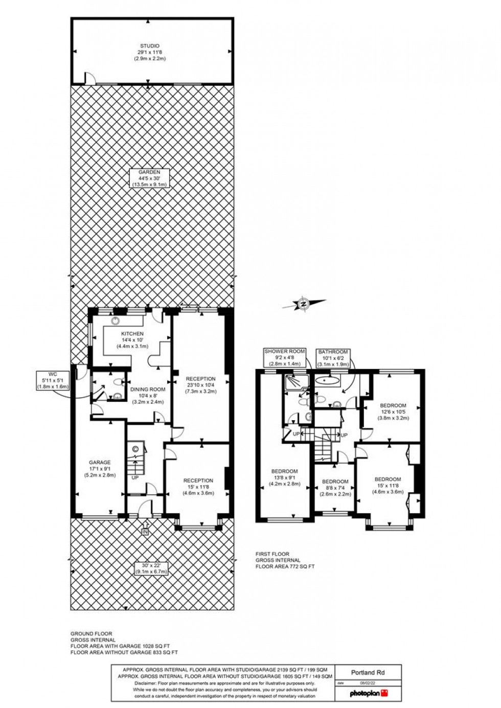 Floorplan for Portland Road, Ashford