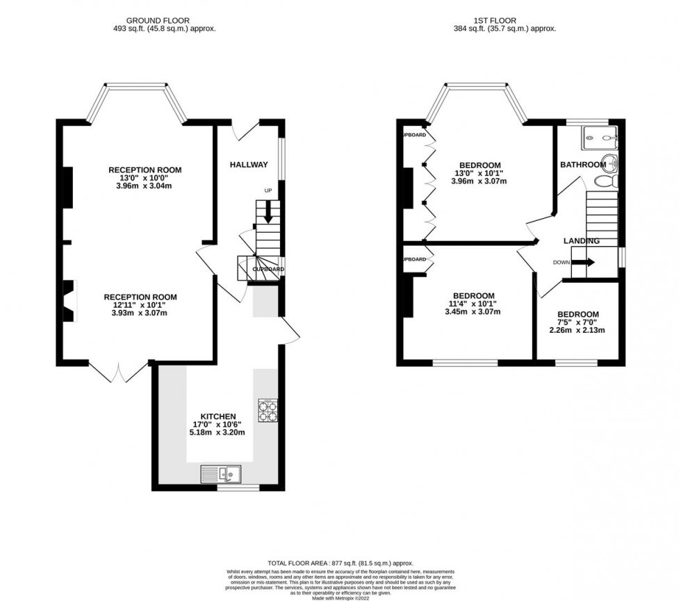 Floorplan for Whitton Waye, Whitton, Hounslow