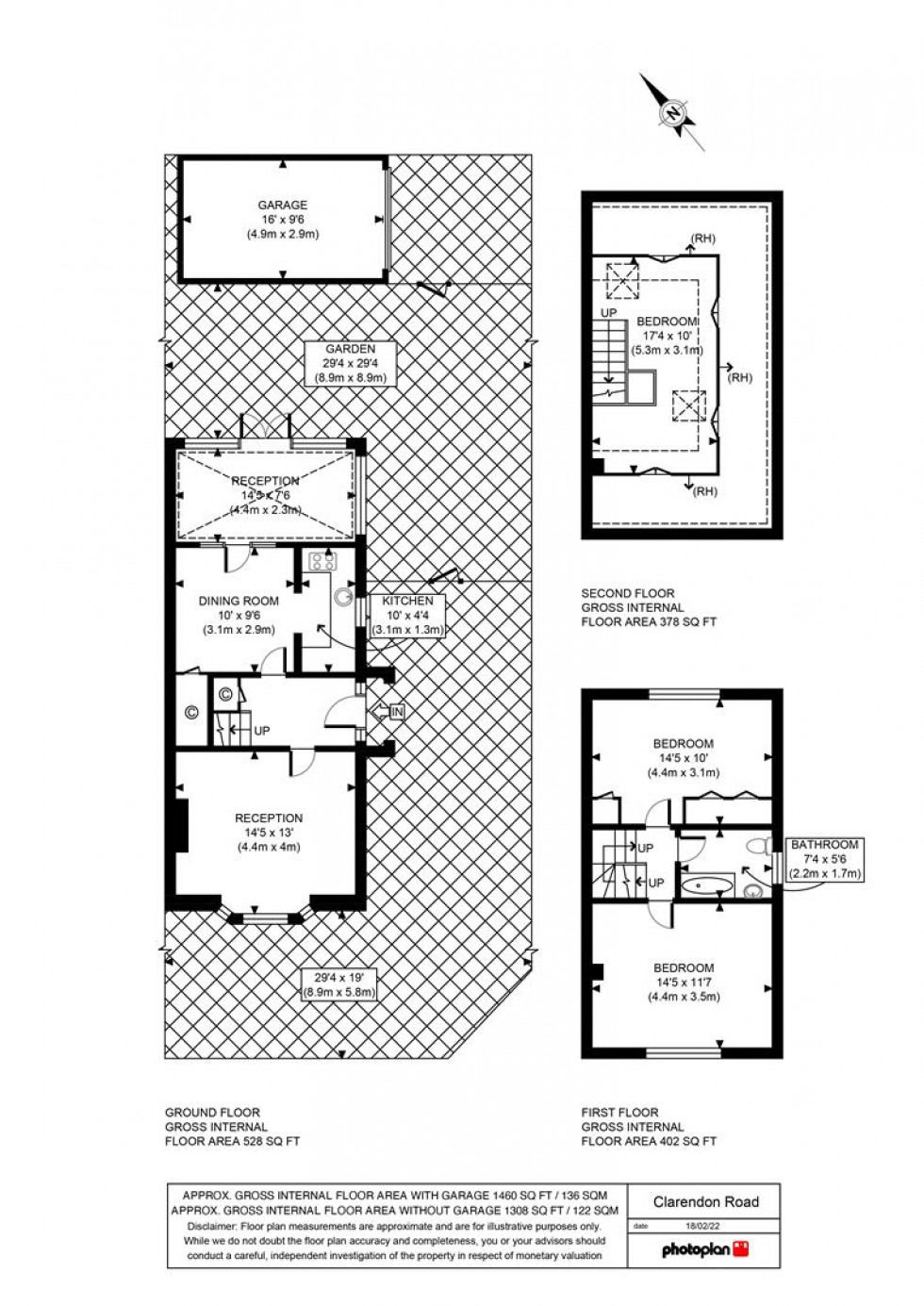 Floorplan for Clarendon Road, Ashford