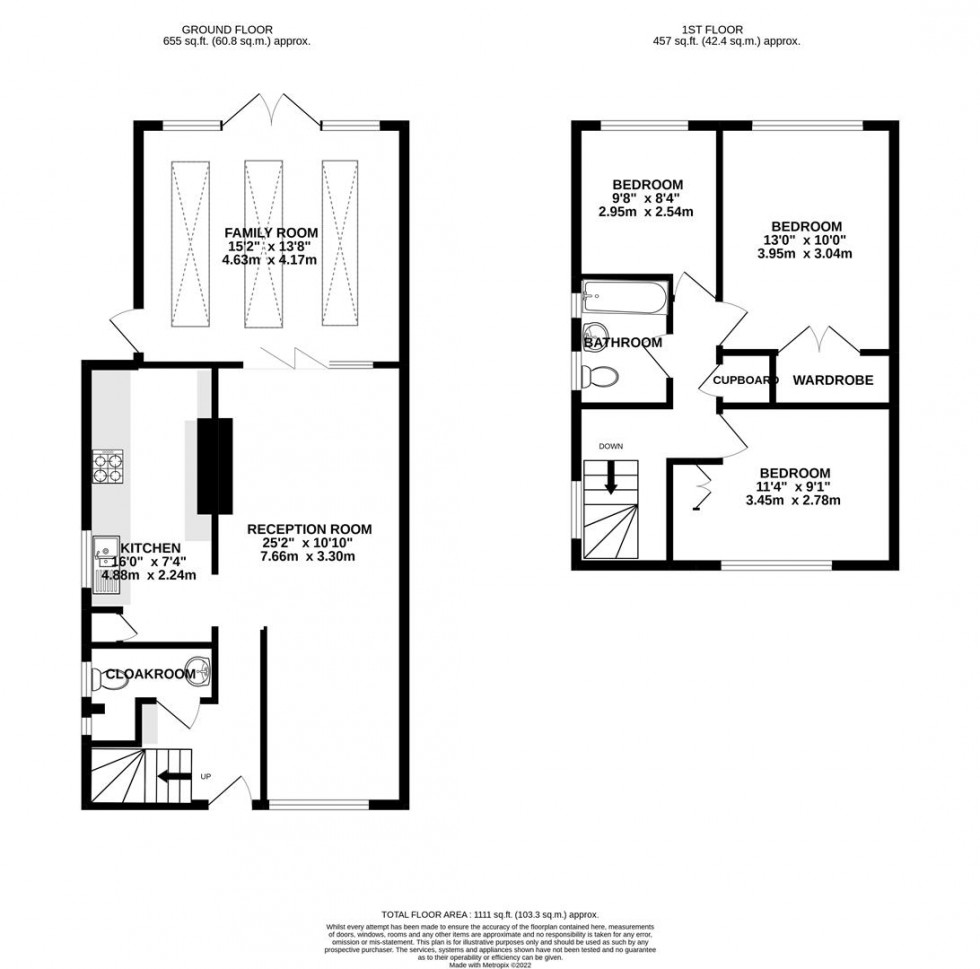 Floorplan for Constance Road, Whitton