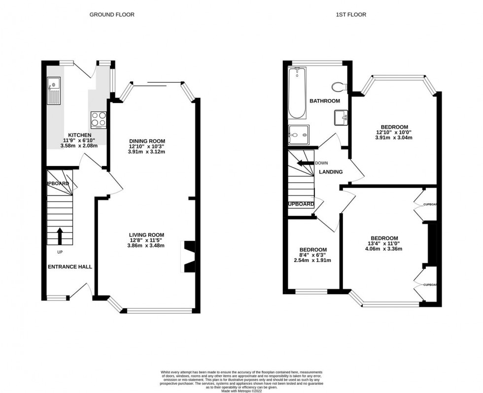 Floorplan for Southland Way, Hounslow