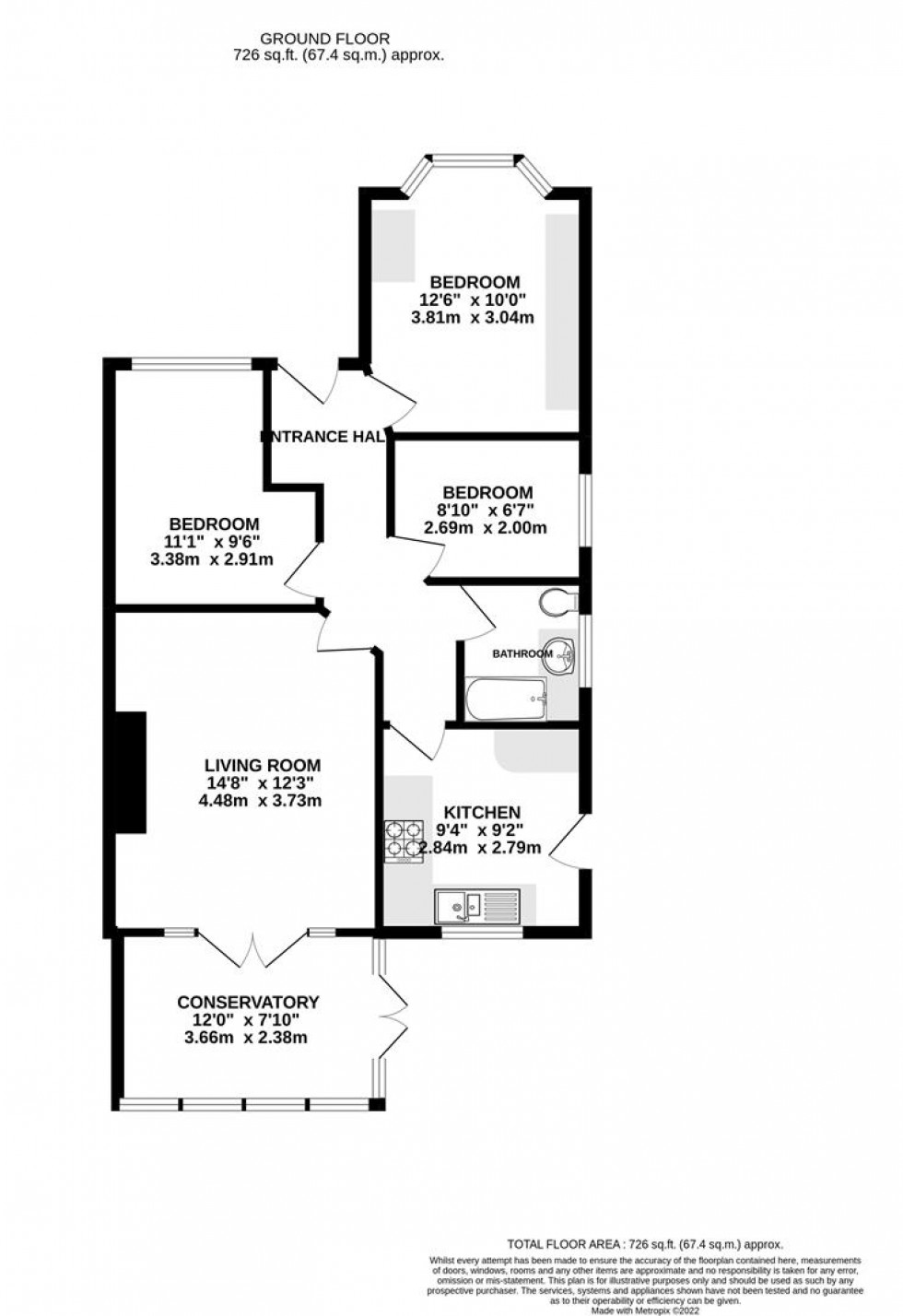 Floorplan for The Ridge, Whitton