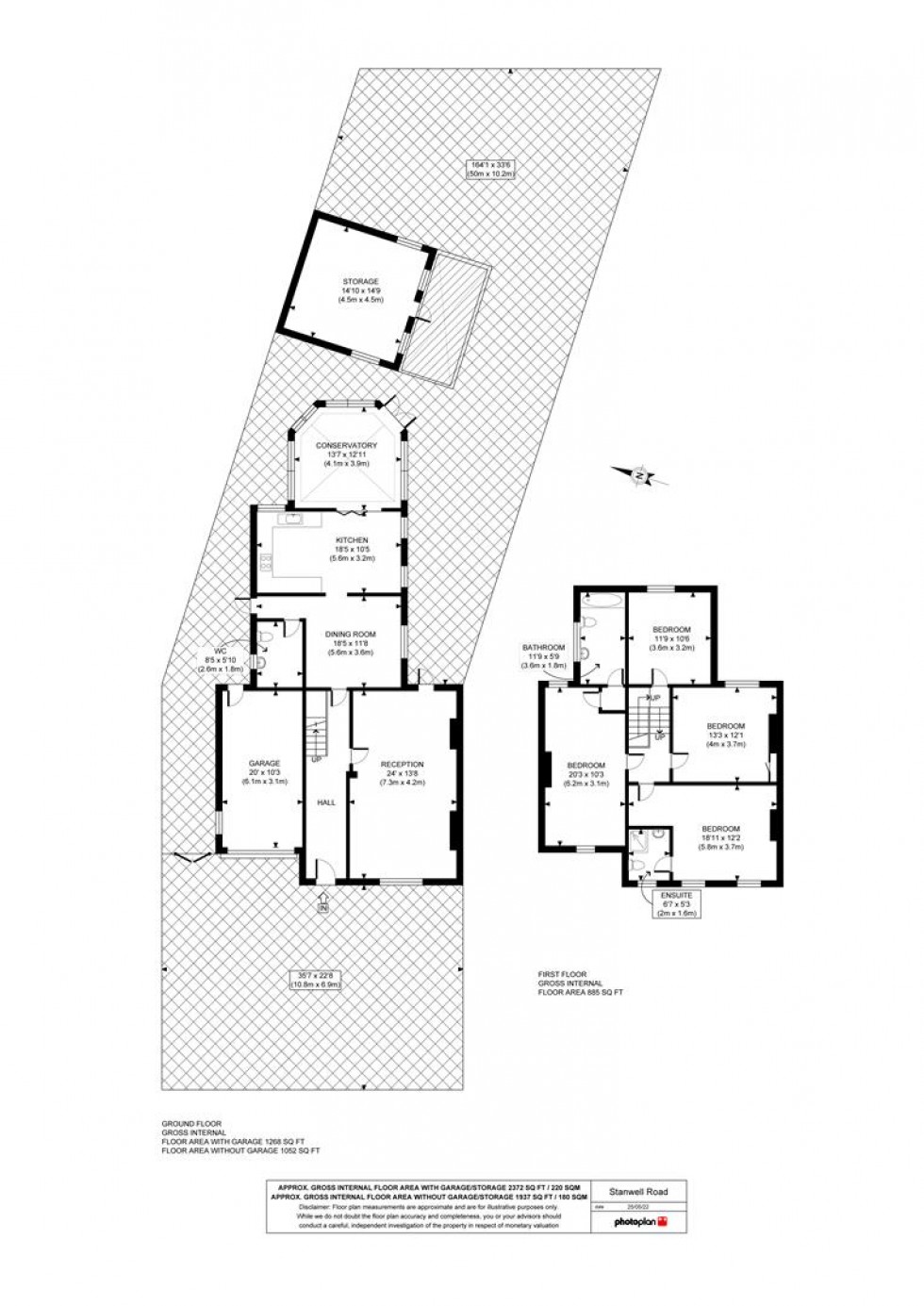 Floorplan for Stanwell Road, Ashford