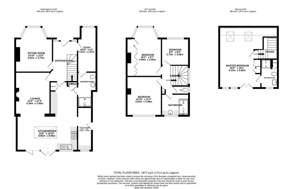 Floorplan for Percy Road, Whitton