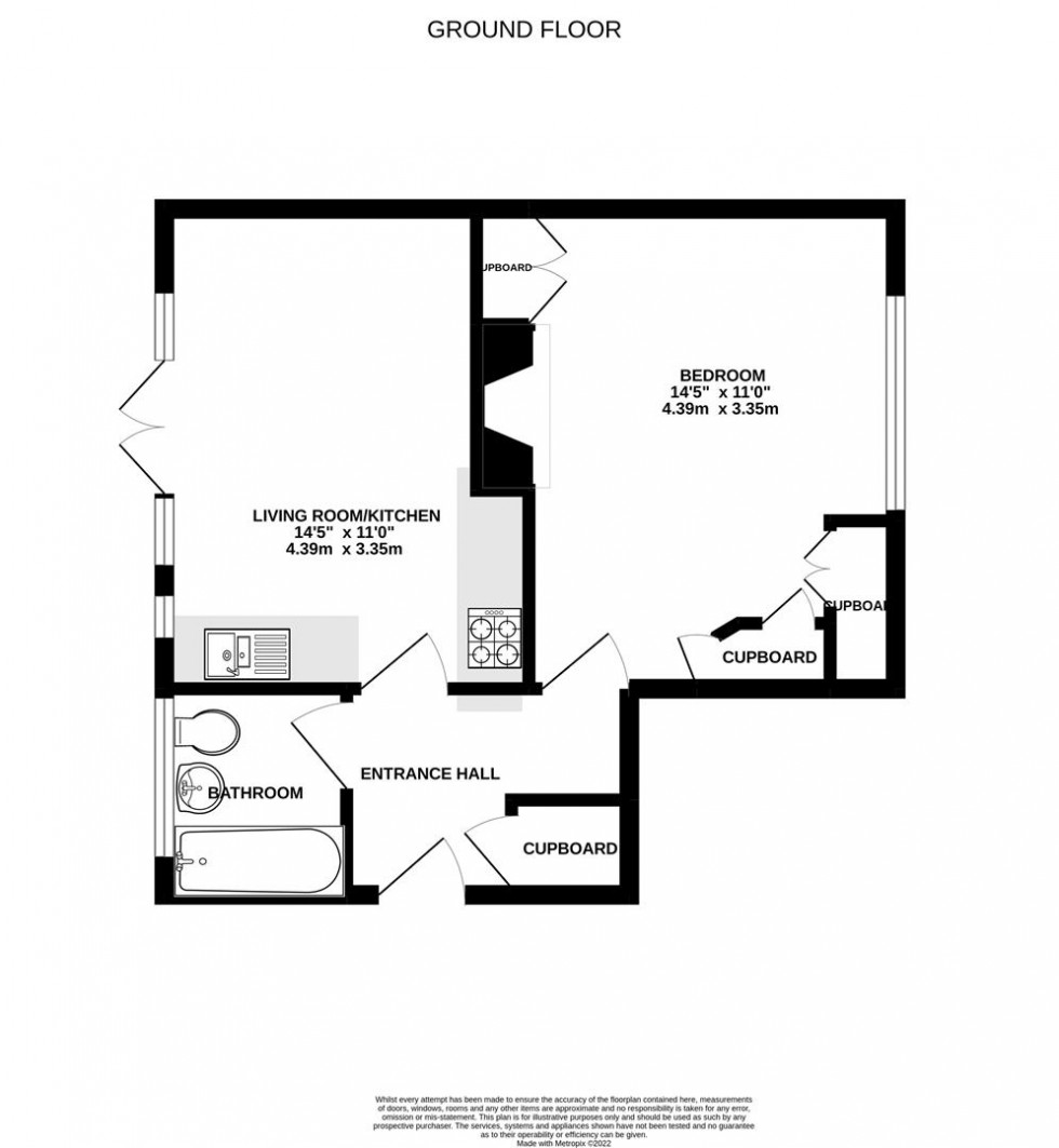 Floorplan for Collingwood Close, Whitton