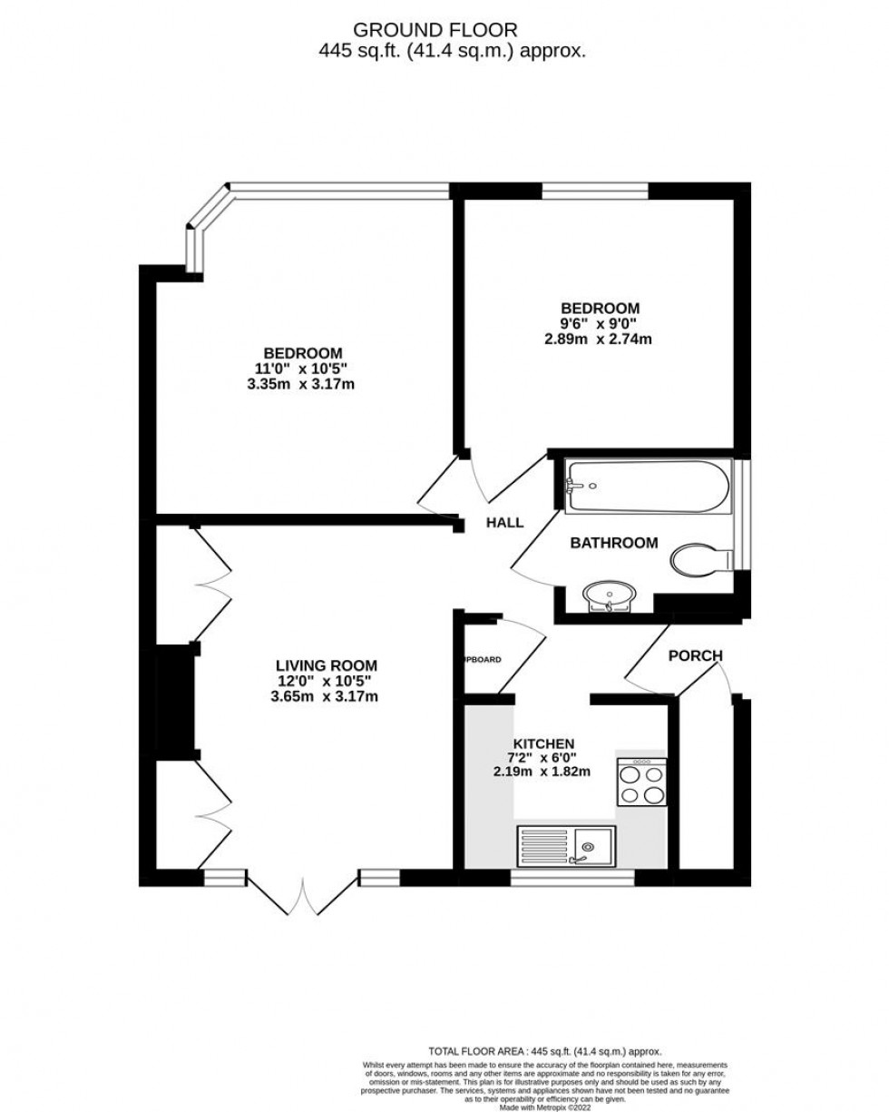 Floorplan for Redfern Avenue, Whitton, Hounslow