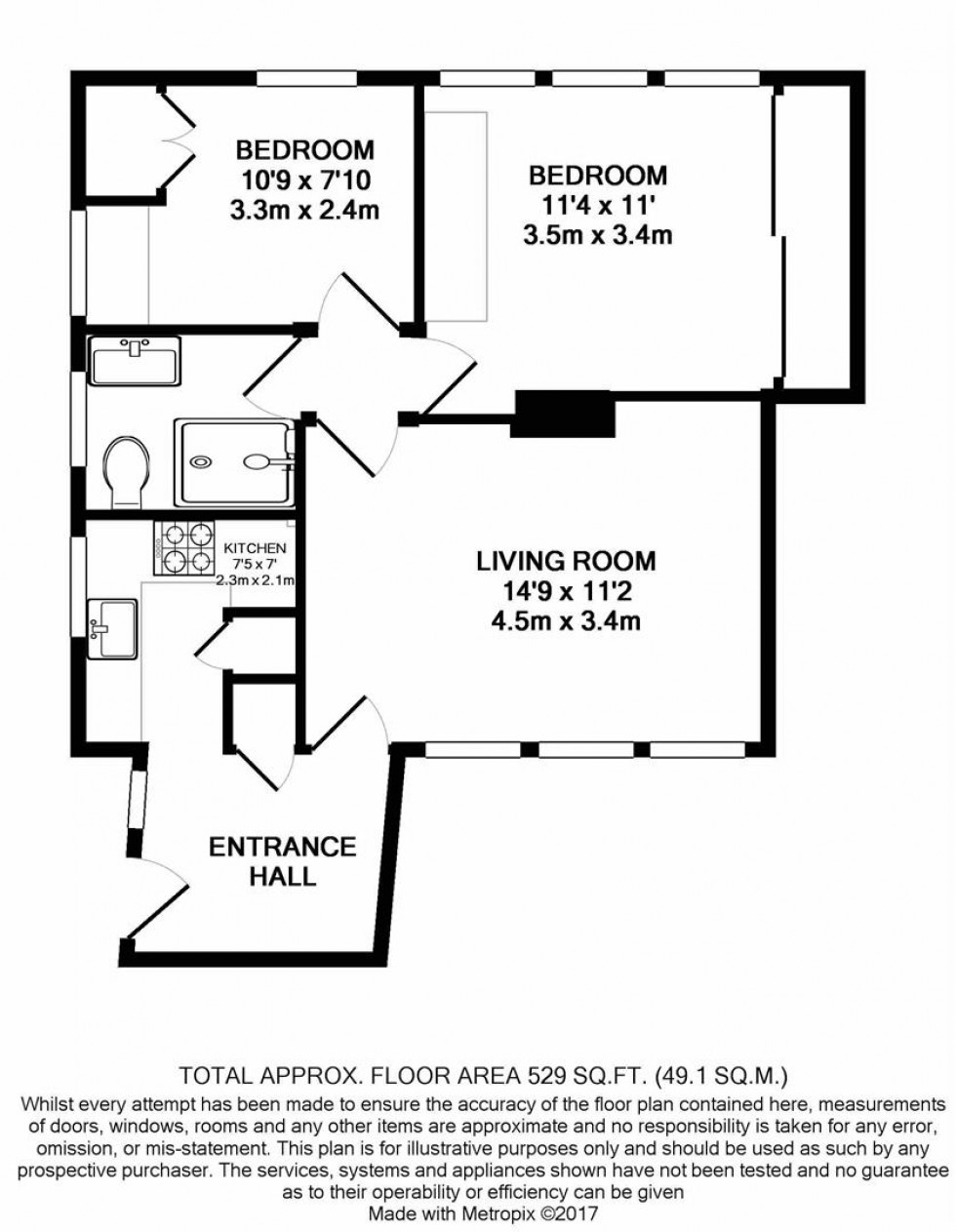 Floorplan for Nelson Road, Whitton