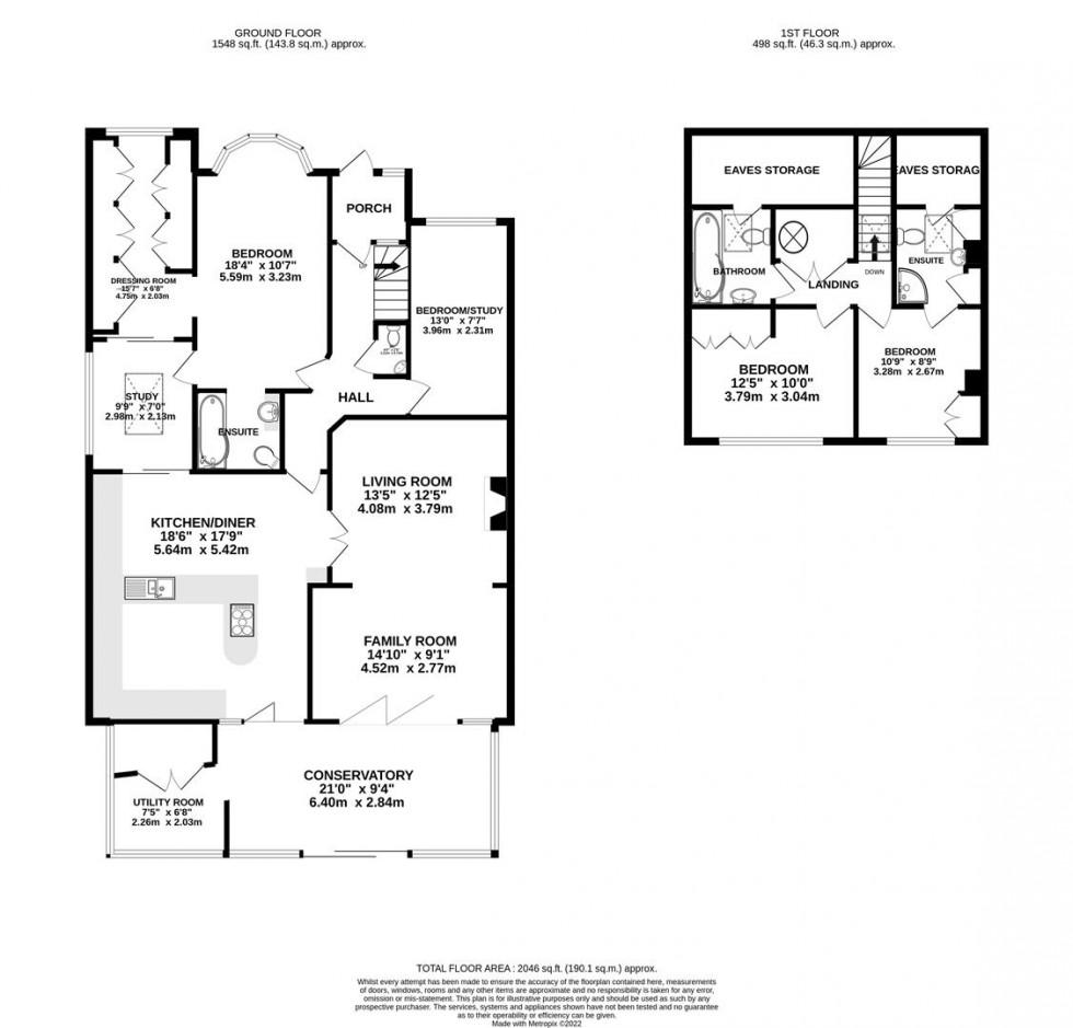 Floorplan for Albemarle Avenue, Whitton