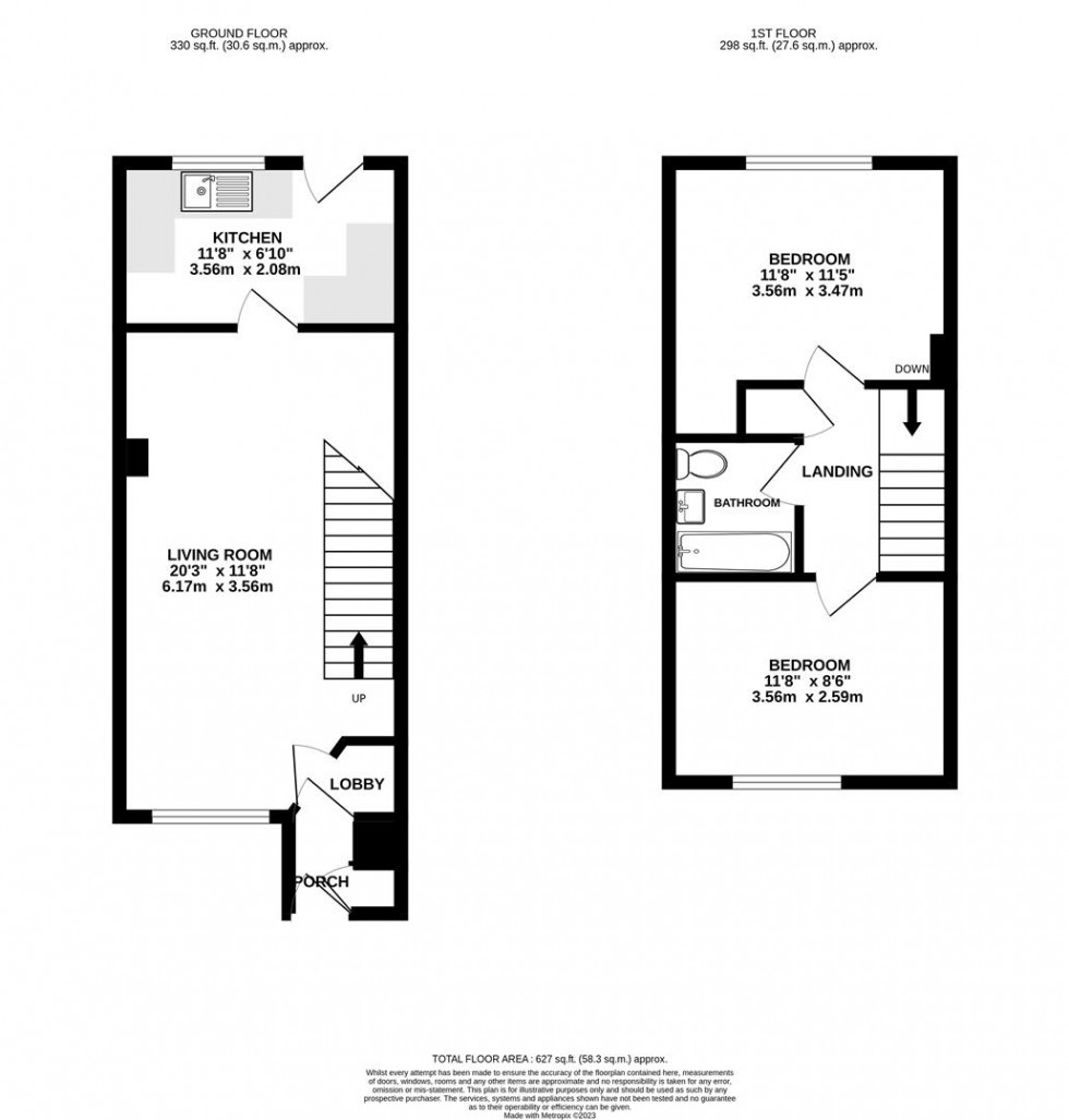 Floorplan for Harvesters Close, Isleworth