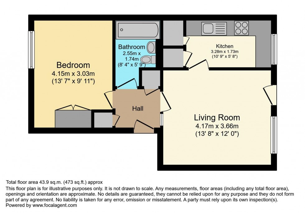 Floorplan for Harrowdene Gardens, Teddington