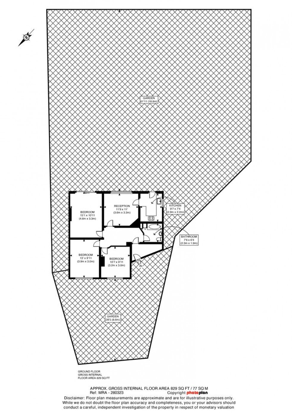 Floorplan for Arlington Road, Ashford