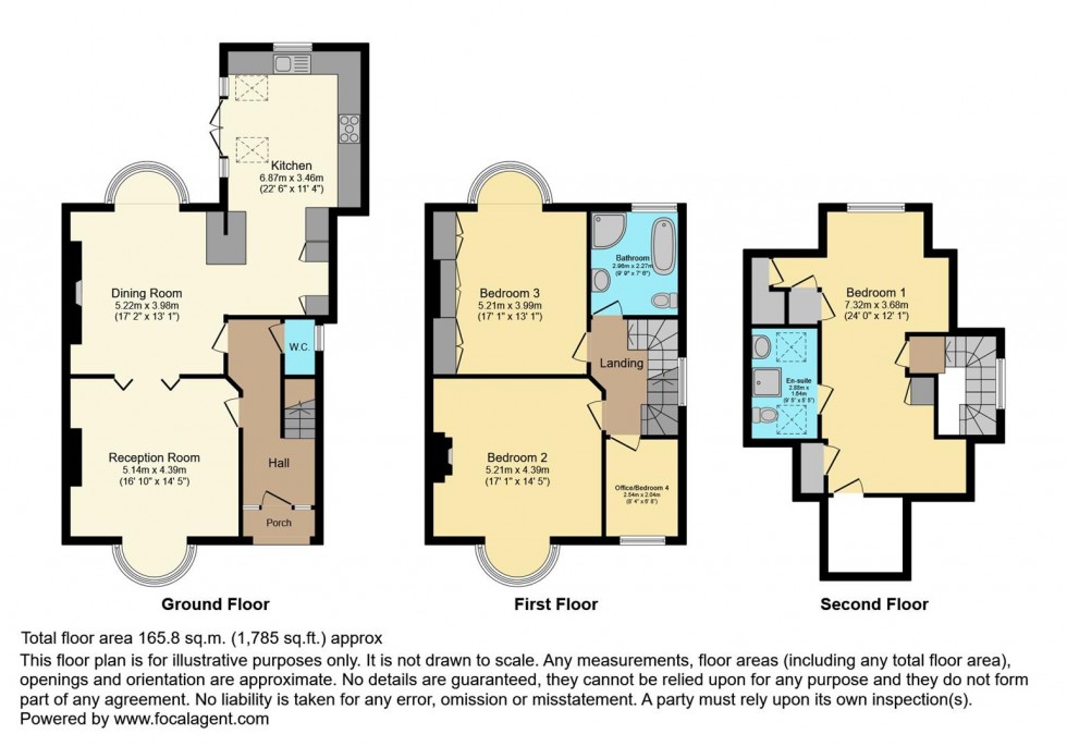 Floorplan for Sixth Cross Road, Twickenham