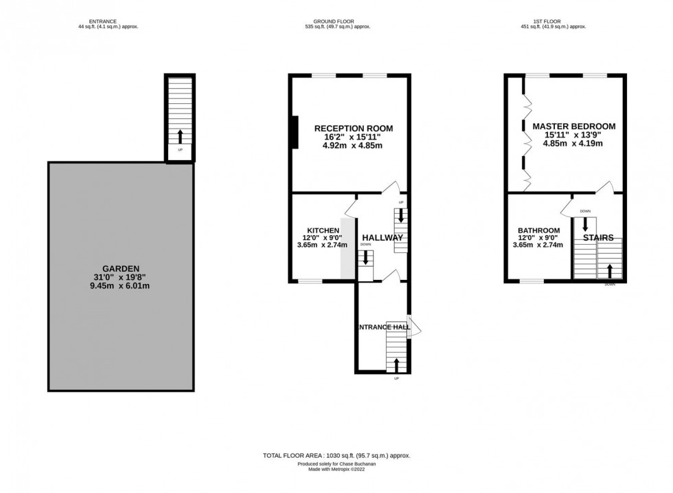 Floorplan for Broad Street, Teddington