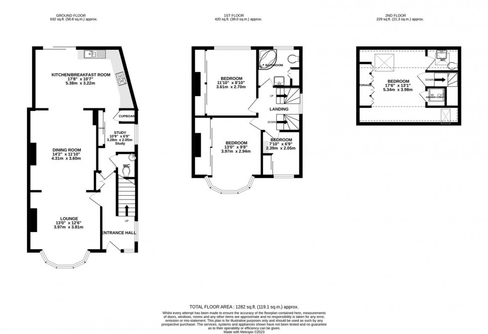 Floorplan for Shirley Drive, Hounslow