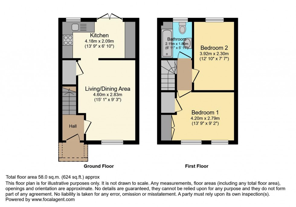 Floorplan for Sonning Gardens, Hampton