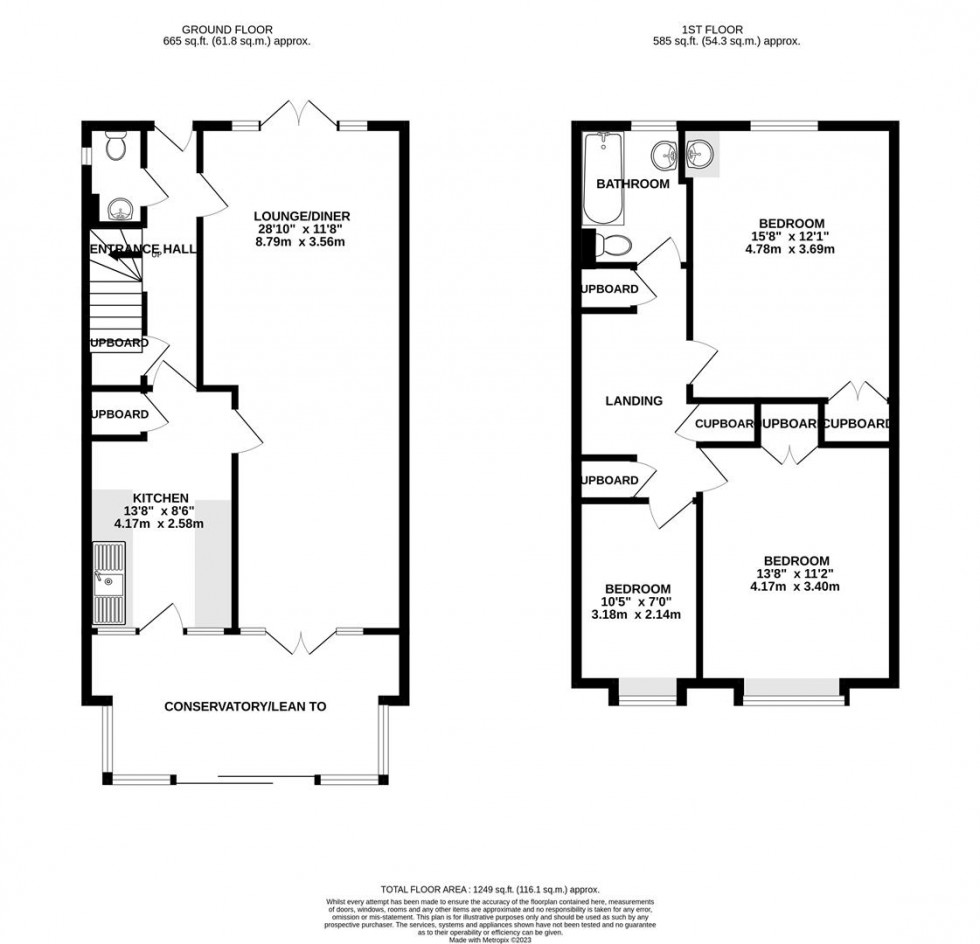 Floorplan for Nelson Road, Whitton