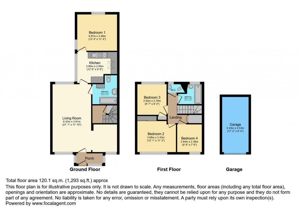 Floorplan for Fieldend, Twickenham