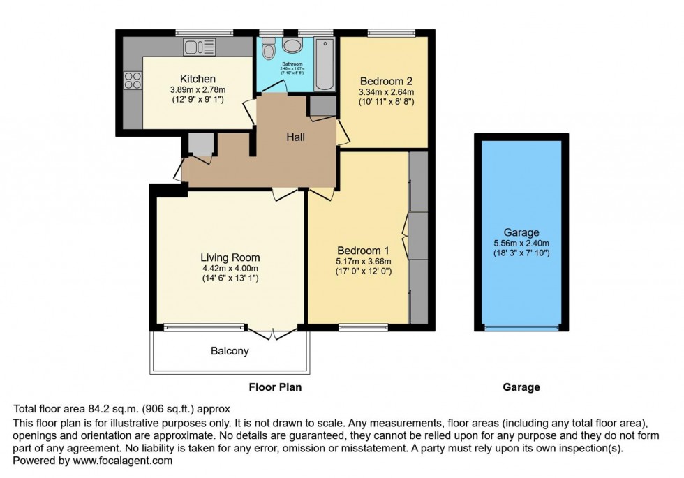 Floorplan for Staines Road, Twickenham