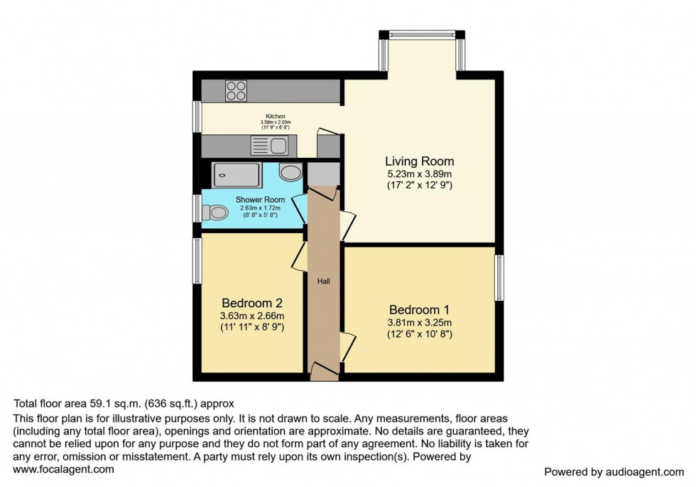 Floorplan for Teddington Park, Teddington