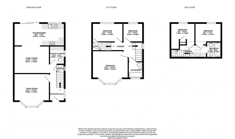 Floorplan for Whitton Waye, Whitton, Hounslow