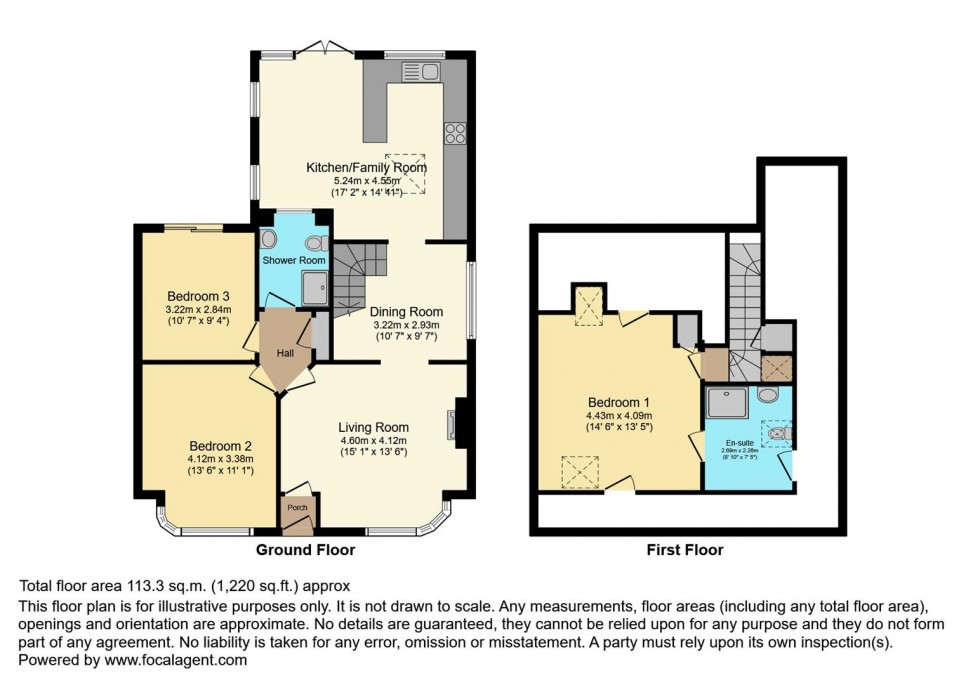 Floorplan for Rosecroft Gardens, Twickenham