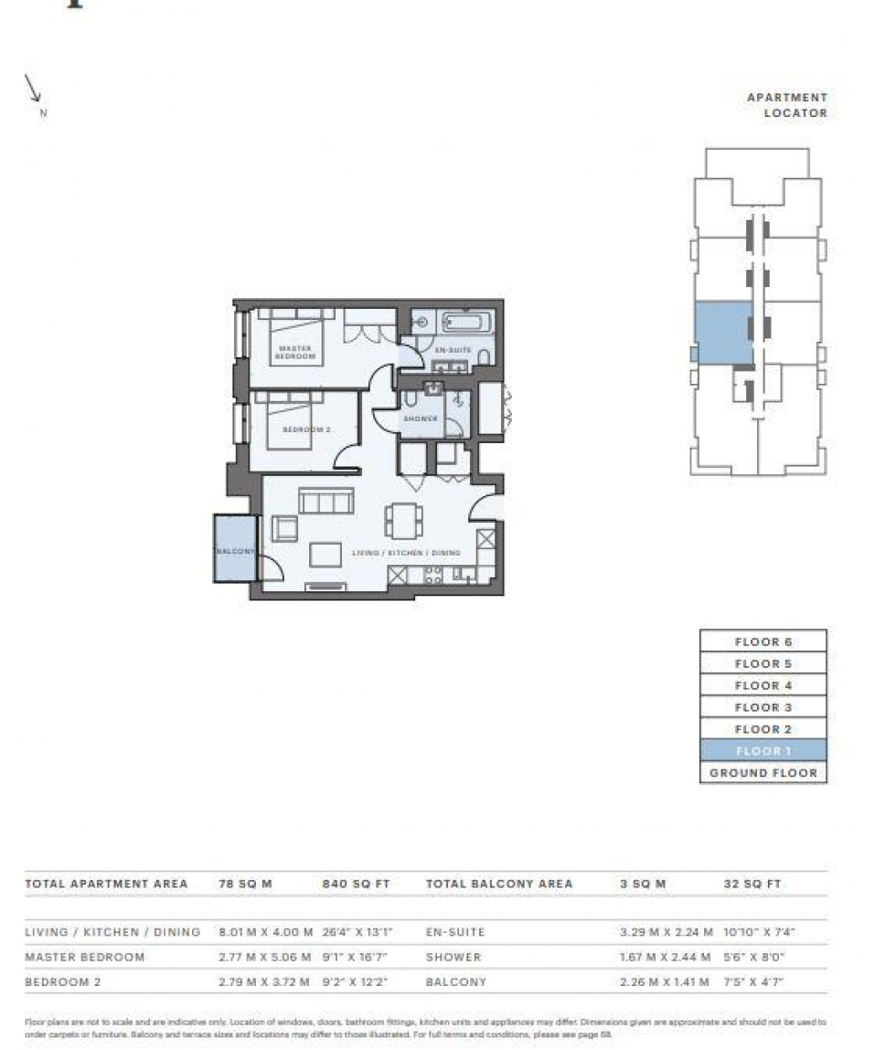 Floorplan for Pinewood Gardens, Teddington