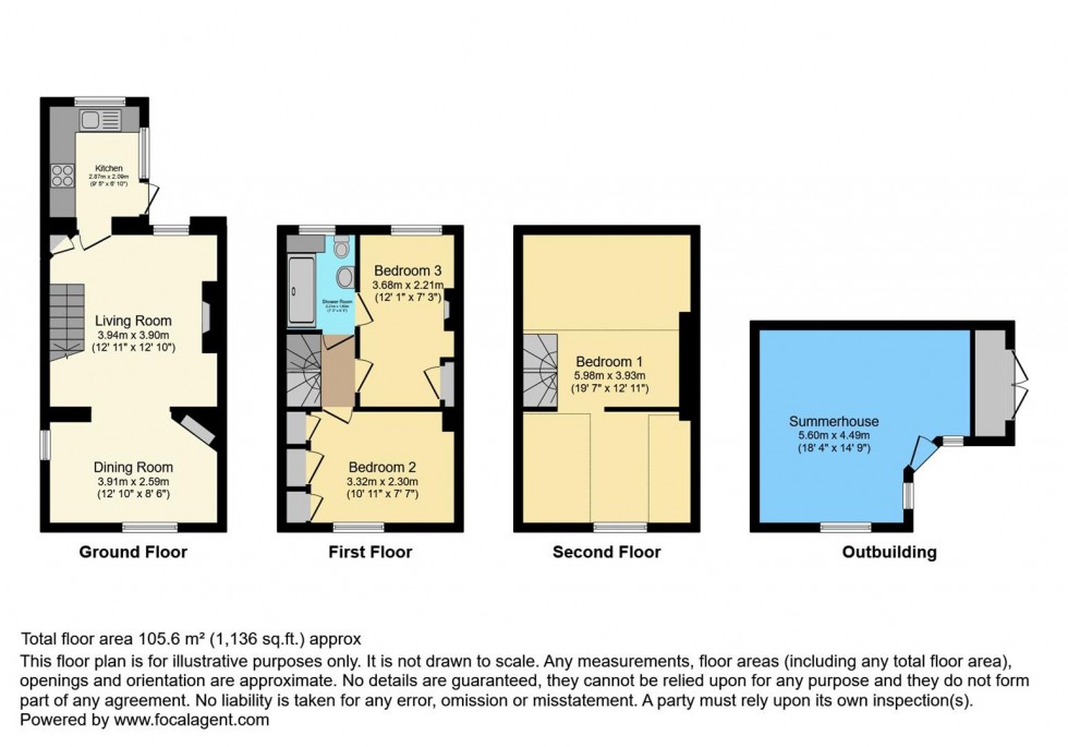 Floorplan for Hampton TW12 2SX