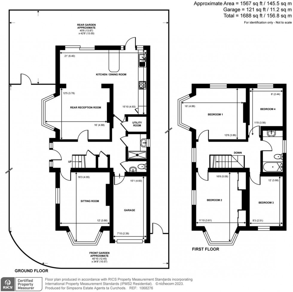 Floorplan for Strathearn Avenue, Whitton