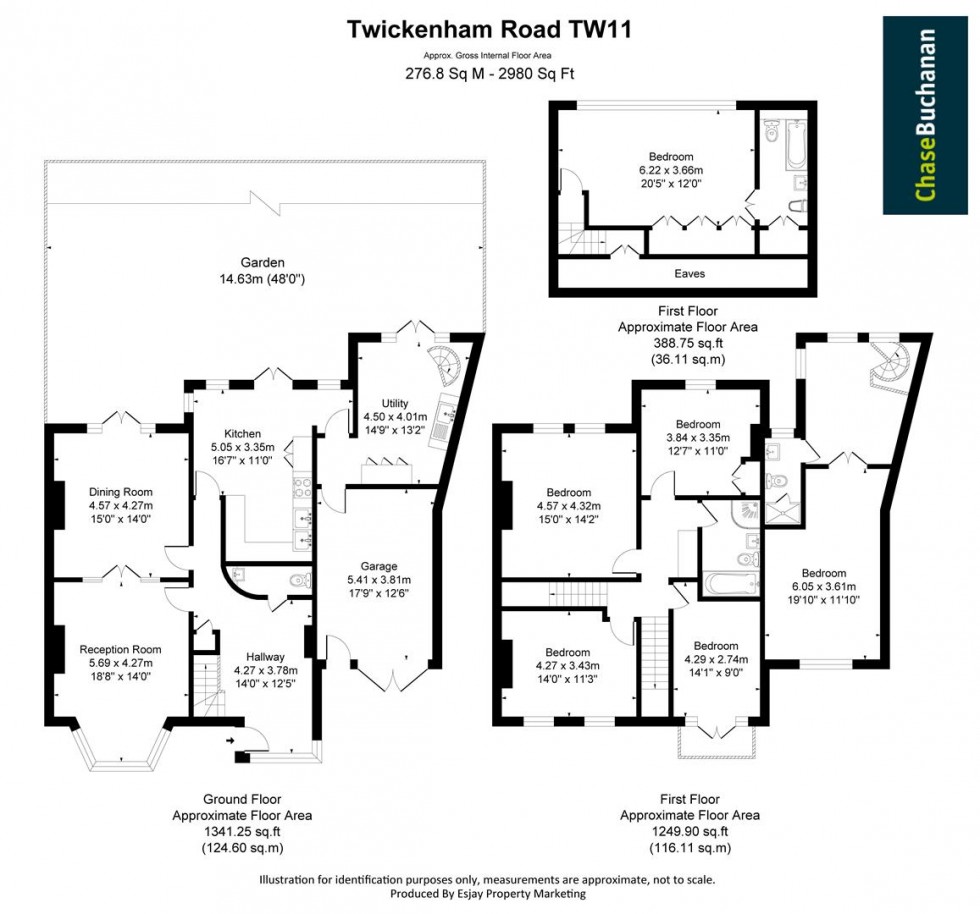 Floorplan for Twickenham Road, Teddington
