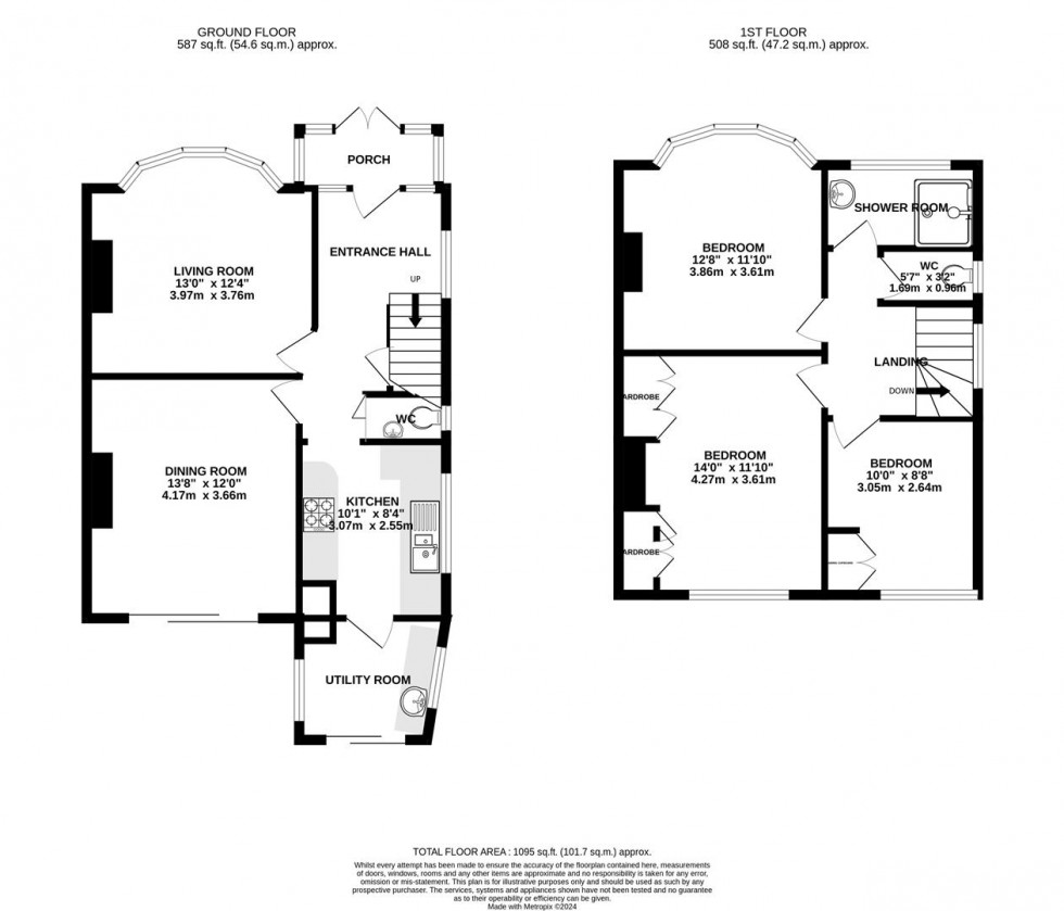 Floorplan for Alton Gardens, Twickenham