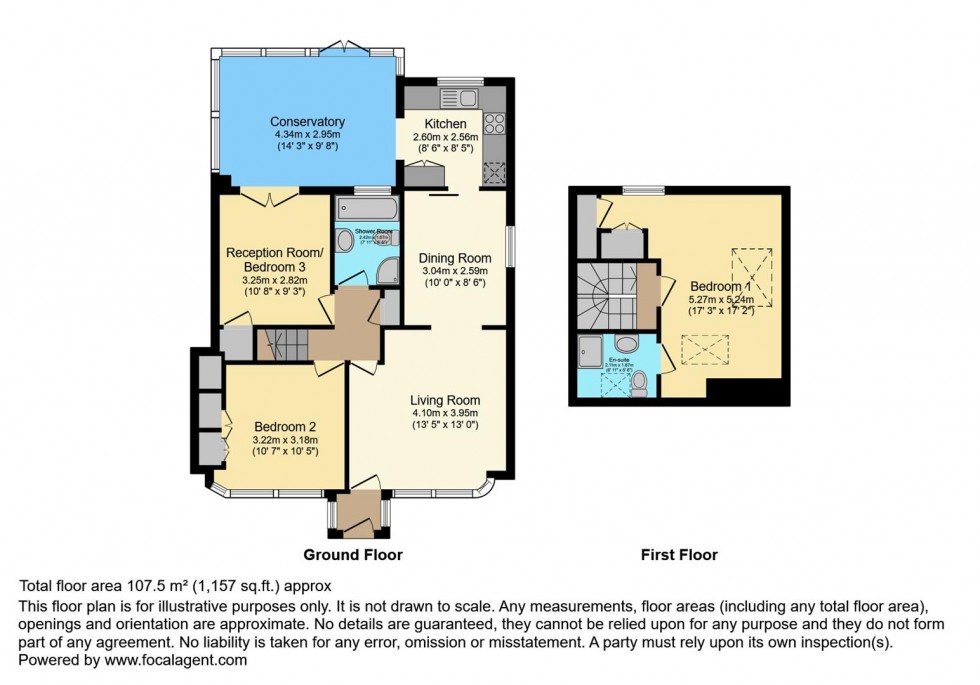 Floorplan for Rosecroft Gardens, Twickenham