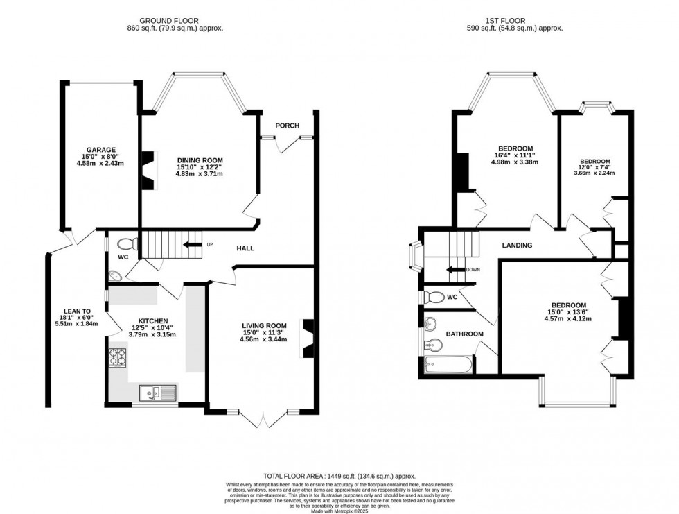 Floorplan for Bryanston Avenue, Whitton